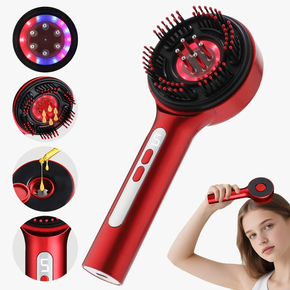 Electric Scalp Massager, Rapid Tension Relief.